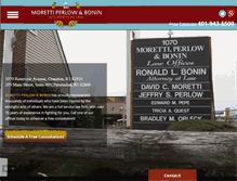 Tablet Screenshot of morettiperlowandbonin.com